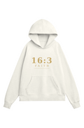 163 Faith Monogram Embroidery hoodie