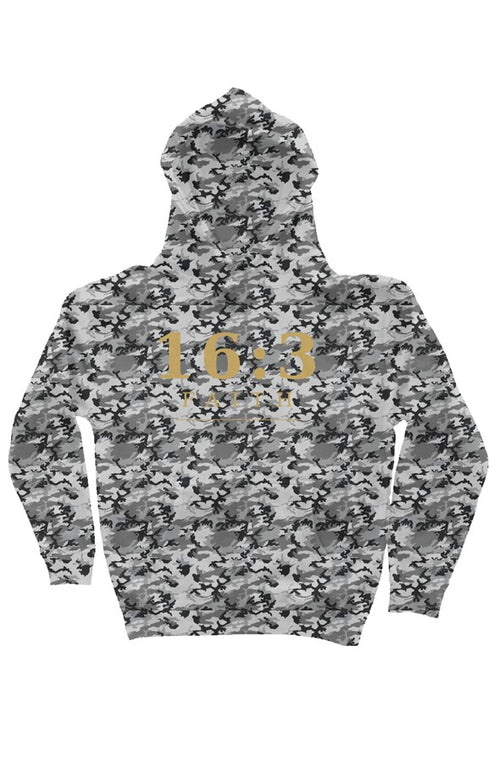 163 Faith Camo Embroidered Hoodie