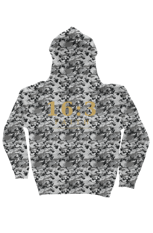 163 Faith Camo Embroidered Hoodie