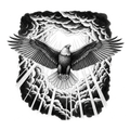 Eagle's Wings — AOP Youth Tee