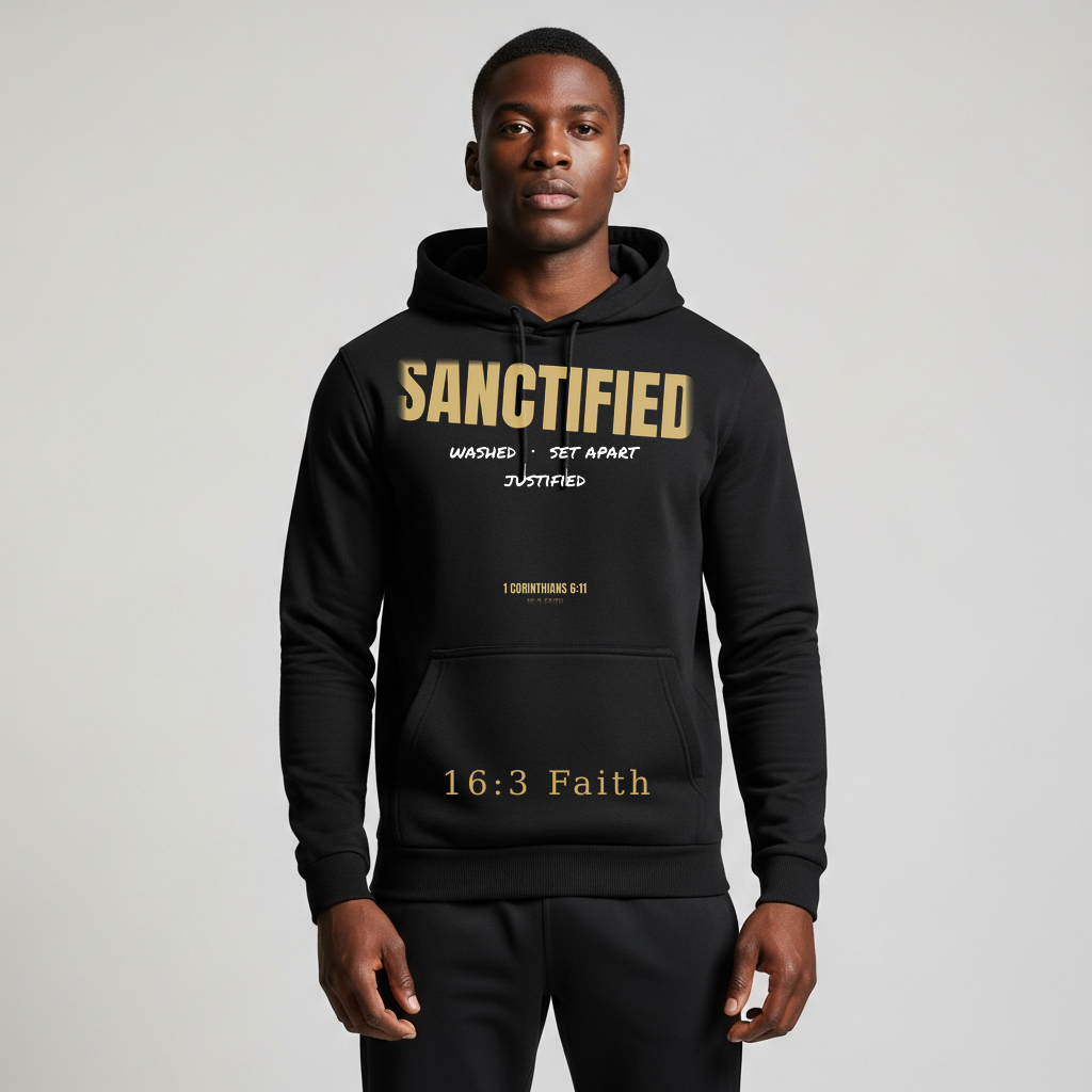 16:3 Sanctified Graffiti Hoodie — Men's