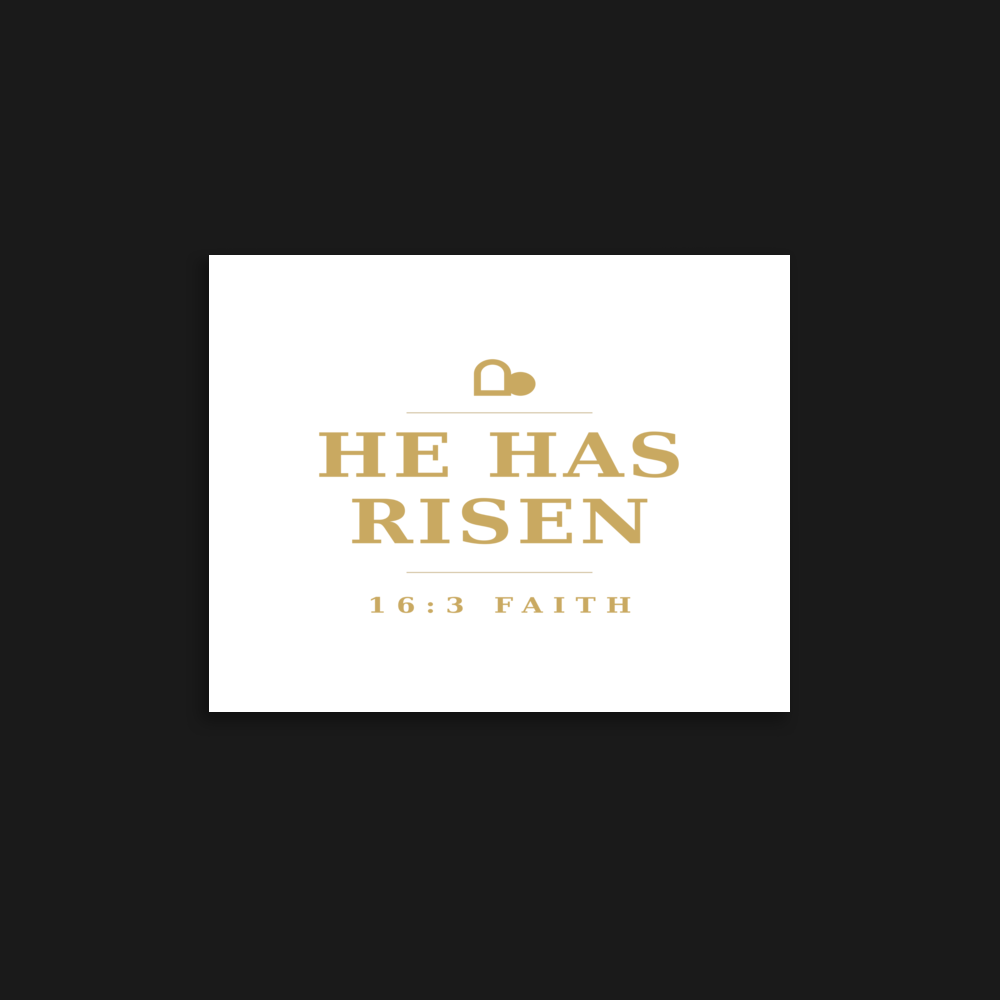 He Has Risen Poster