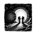He Is Risen — AOP Men's Tee