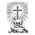 Lamb of God — AOP Youth Tee
