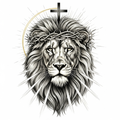 Lion of Judah — AOP Men's Tee