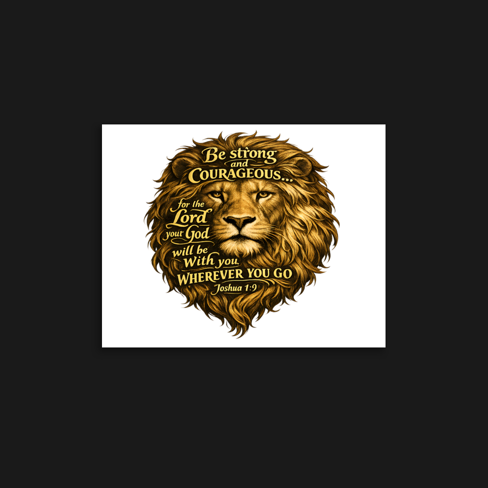 Strong & Courageous Poster