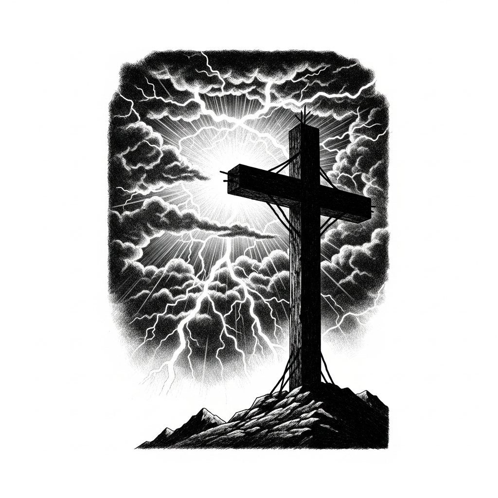 The Cross — AOP Women's Tee